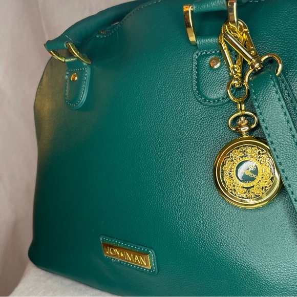 Joy & Iman Green/Gold Crossbody Shoulder Tote Bag 💚 - Picture 5 of 12